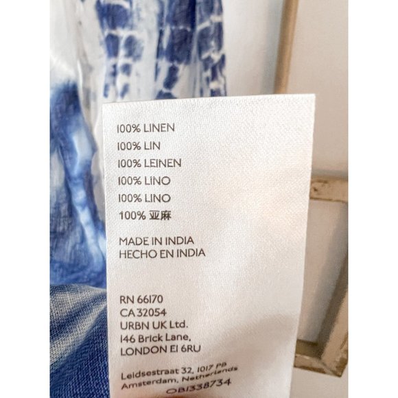 Free People Linen Moody Blues One Piece Halter Jumpsuit - Picture 9 of 11